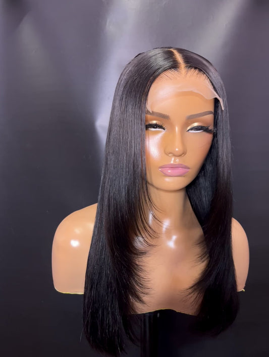 5x5 closure 16" Wig